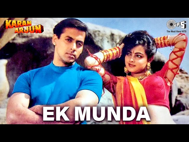 Ek Munda - Video Song | Karan Arjun | Salman Khan & Mamta Kulkarni | Lata Mangeshkar