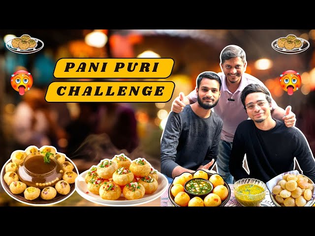 2 Minutes Pani Puri Challenge | Pani Puri | Golgappa Eating Challenge