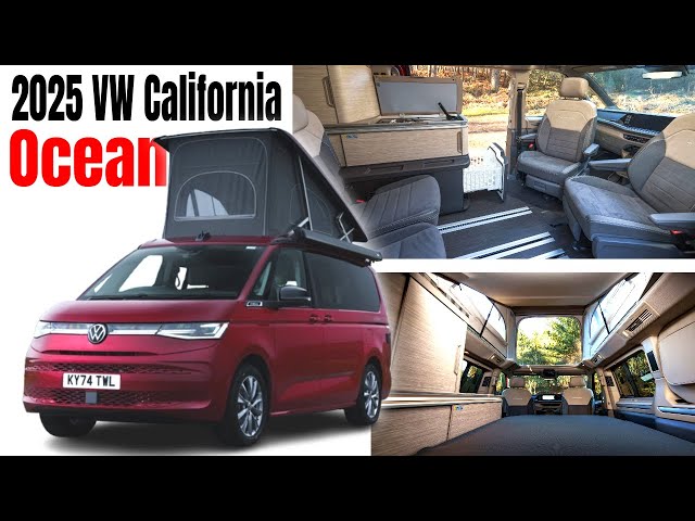 New 2025 Volkswagen California Ocean With Amazing Living Area