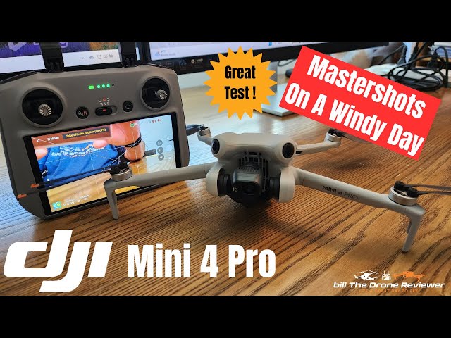 DJI Mini 4 Pro Mastershots On A Windy Day