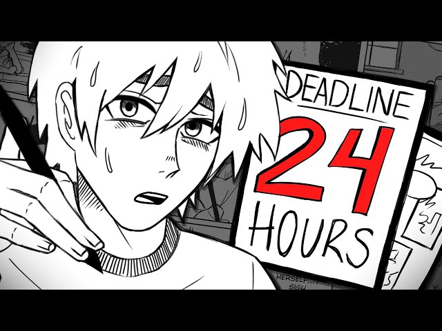 I Spent 24 HOURS Making a MANGA...