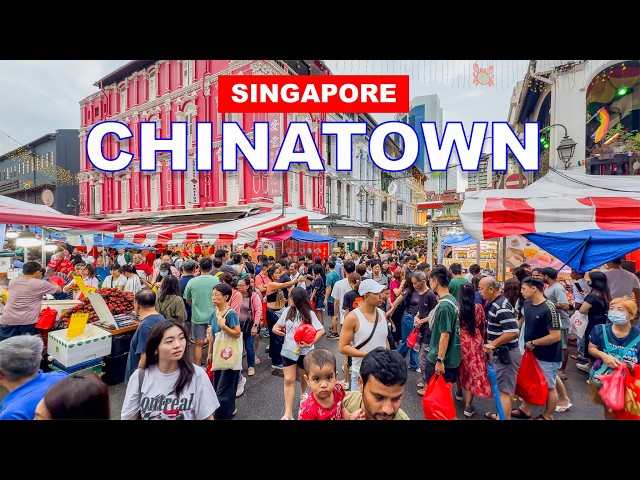 Singapore Chinatown | Singapore CNY Market 2025 | Singapore Most Visited Street Market🧧🇸🇬🧨