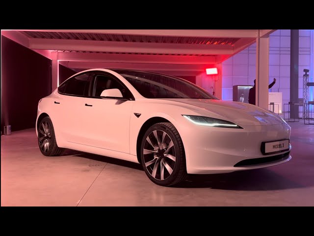 2024 NEW TESLA MODEL 3 REVIEW - UK LAUNCH EVENT FIRST IMPRESSIONS REFRESHED MODEL 3 + HIGHLAND