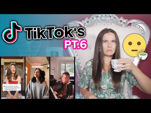 Vocal Coach Reacts to TIKTOKS pt.6