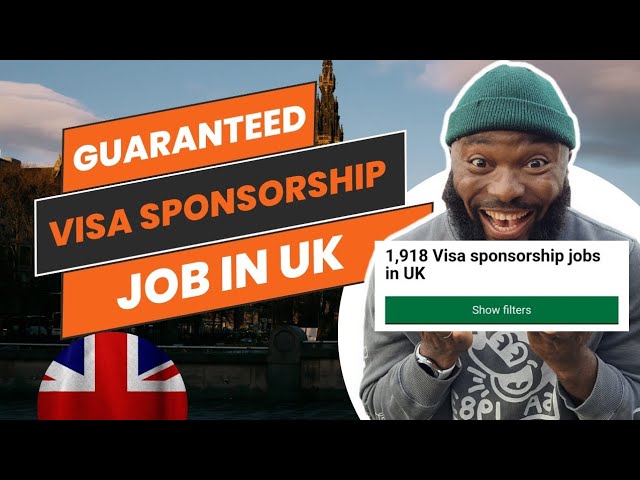 Guaranteed Visa Sponsorship Jobs in the UK 🇬🇧