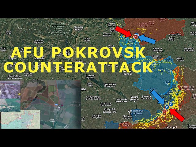 RUAF Storm Sverdlikovo | AFU Launch Local Counterattack Near Pokrovsk & Loknya River