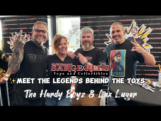 The Hardy Boyz  and Lex Luger Meet and Greet at Sarge & Red’s in August 2024