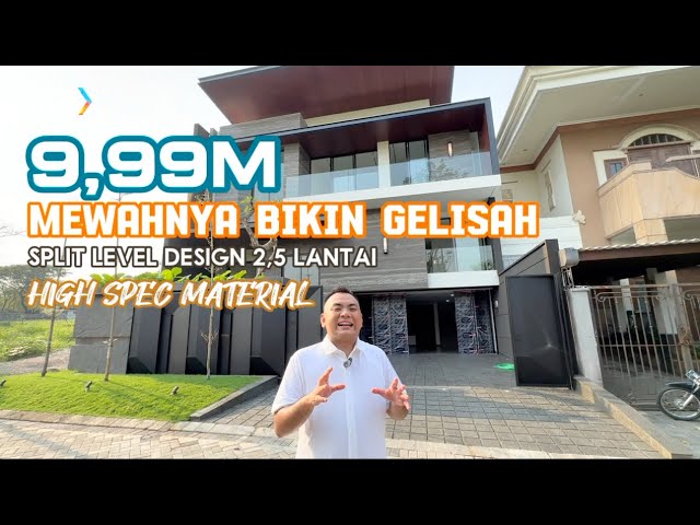 BIKIN GELISAH, Rumah Mewah Citraland Surabaya | Desain Split Level 2,5 Lantai | BEST OF THE BEST!