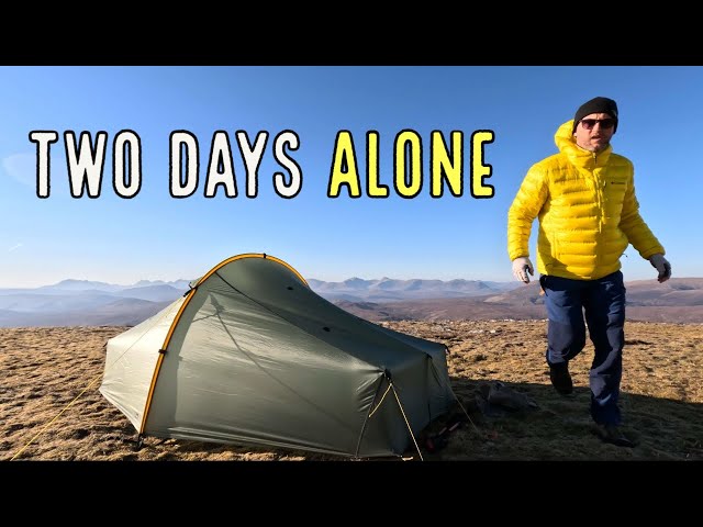 My Solo & Remote Mountains Hiking Adventure!