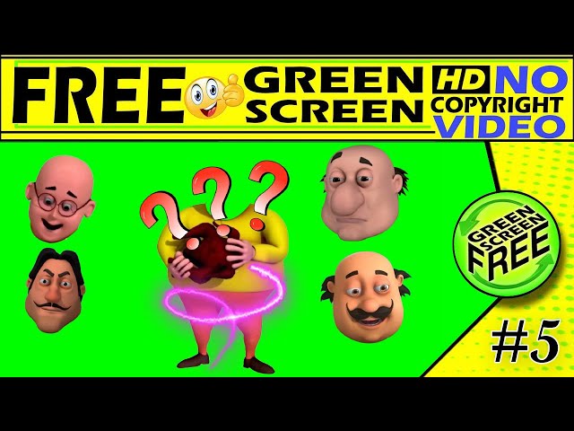 Motu Patlu Cartoon  green screen, green Wrong Head  green screen  cartoon,green screen video