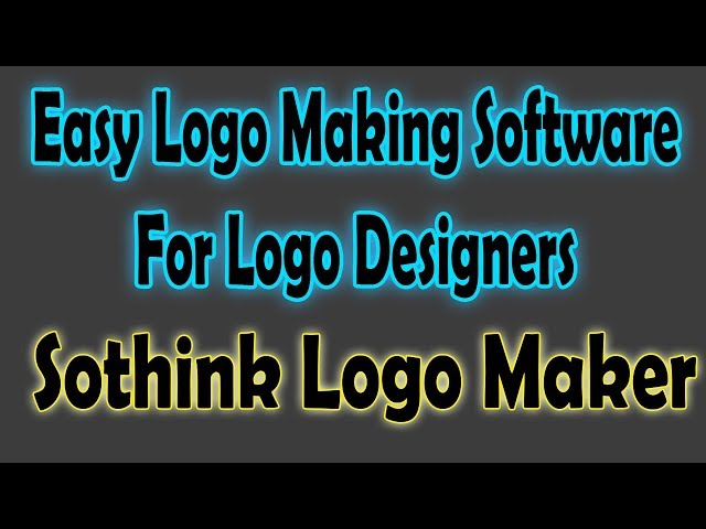 Easy Logo making software for logo designers | Sinhala Tutorial