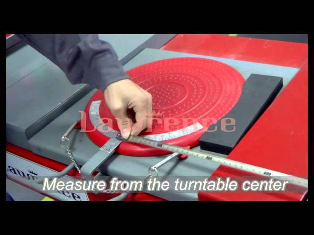 Calibration Demo of Lawrence 3D Wheel Alignment