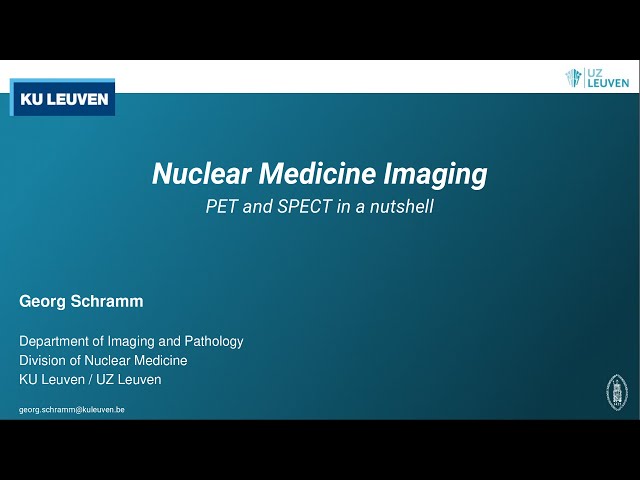 MI21/01 - Aim and Advantages of Molecular Imaging in Nuclear Medicine