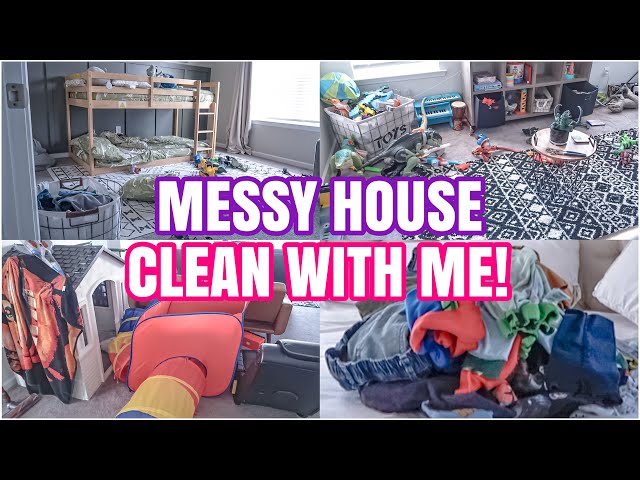 MESSY HOUSE TRANSFORMATION | EXTREME LONG CLEAN WITH ME | EXTREME CLEANING MOTIVATION 2025