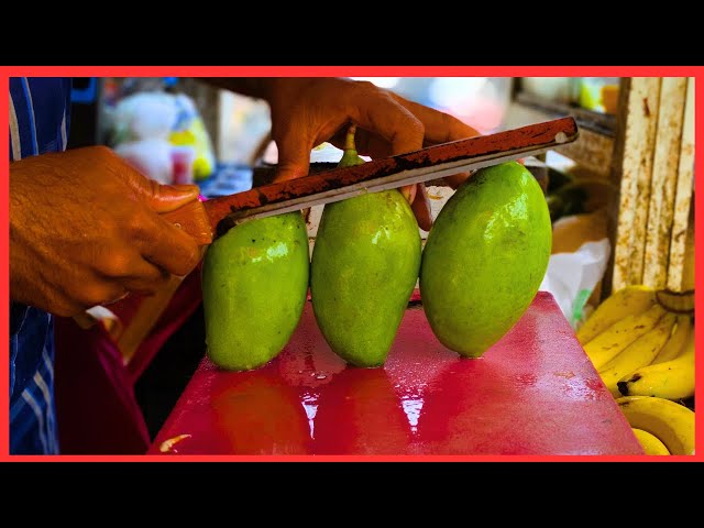 FRUIT NINJA of FRUITS | Amazing Fruits Cutting Skills | Indian Street Food In 2024