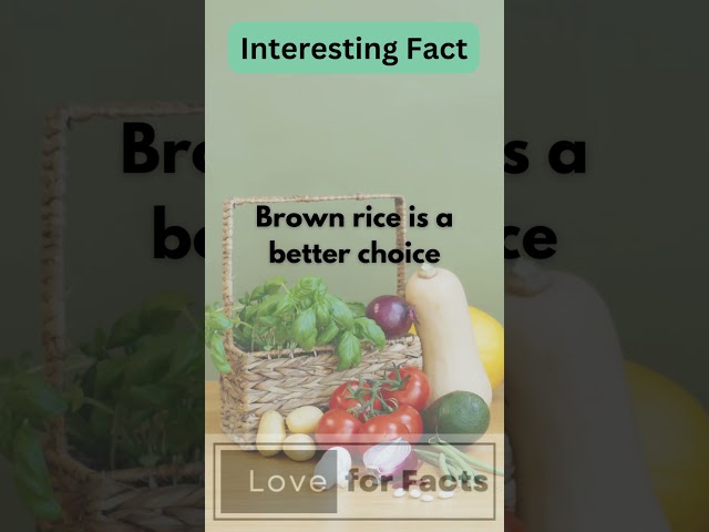 Brown rice is better choice for weight loss #ytshorts #shorts #youtubetrending #shortsviral