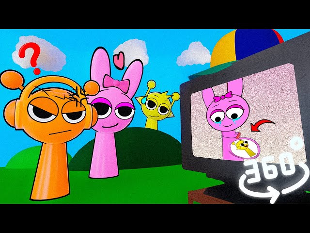 360° Incredibox Sprunki Oren x Pinki x Durple x Simon react Incredibox Sprunki meme