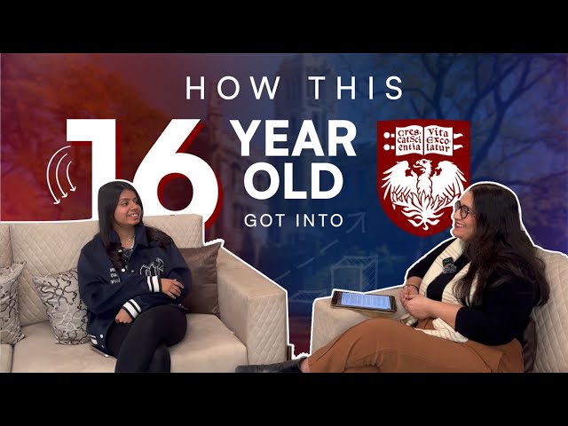 How this 16 year old got into University of Chicago?