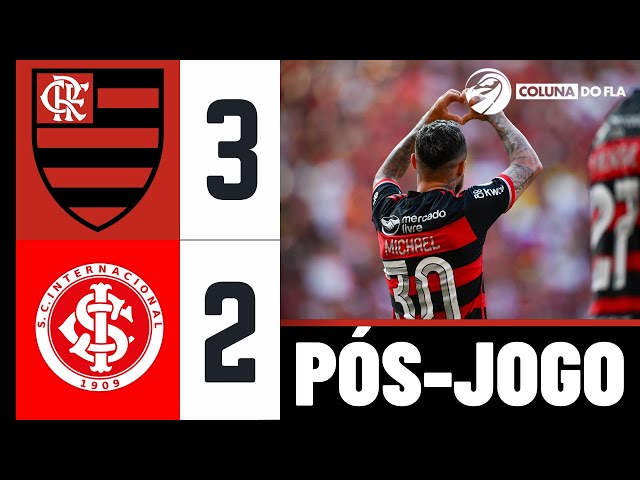 PÓS-JOGO: FLAMENGO 3X2 INTERNACIONAL AO VIVO DO MARACANÃ - 36ª RODADA - BRASILEIRÃO 2024