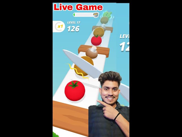 Live Game Play Video in Perfect Slices By New Gamer  #perfect_slices #shortslive #livegameplay