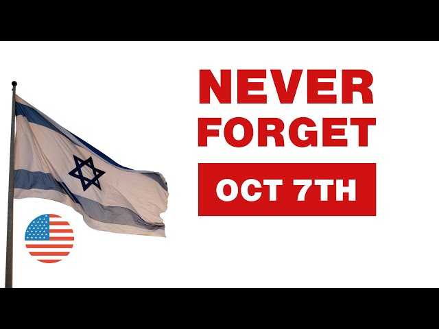 Never forget October 7th – International Memorial LIVE