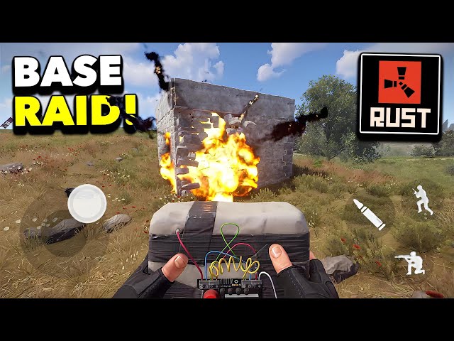 RUST MOBILE BASE RAID GAMEPLAY! NEW MOBILE GAME! (BETA TEST)