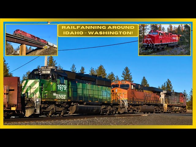 Eastern Washington Trains!: Around Spokane County #2 - Fallen Flags, CPKC, & More!! - 1/25/25