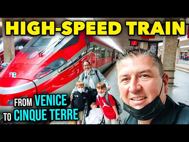 Venice to Cinque Terre on the train with 3 kids | 3 Weeks in Europe | Day 5