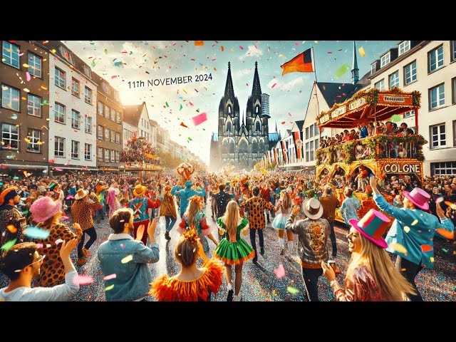 Kölner Karneval 11.11.2024 – Das Spektakel zum Auftakt der neuen Karnevalssaison 🎉🎭