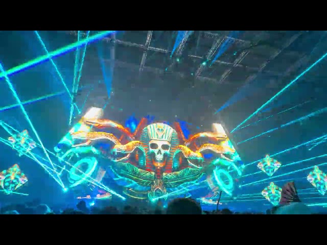 Excision Pharaoh with Snakes Animation  @ Thunderdome 2025 Tacoma Dome Seattle