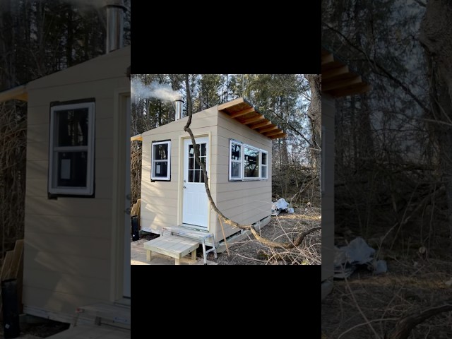 Tiny Cabin Build #tinyhouse #cabin #diy #staymotivated