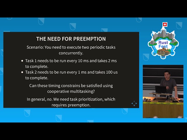 RustFest Zürich 2017 - Fearless concurrency in your microcontroller by Jorge Aparicio