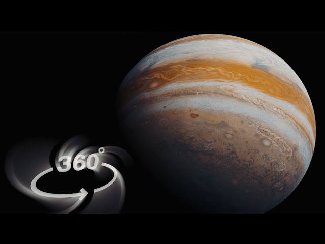 Falling into JUPITER - 360° VR Simulation