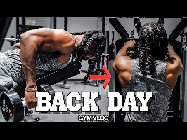 Back Day.. Gym Vlog