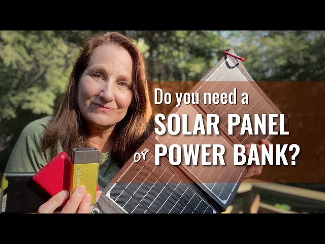 Solar panel vs power bank: How to keep your electronics charged while hiking & backpacking