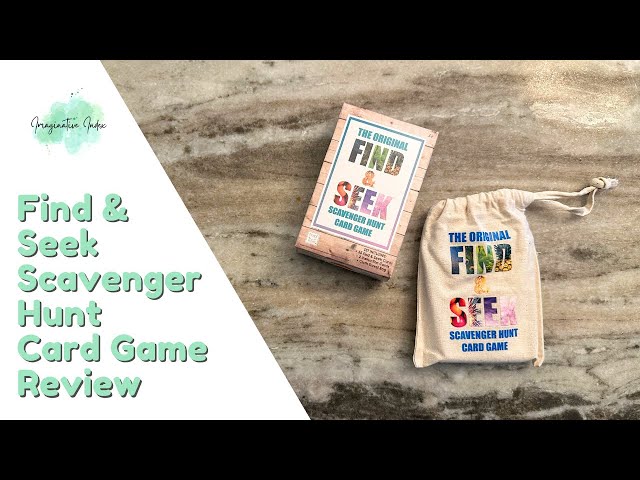 Find & Seek Scavenger Hunt Card Game Review