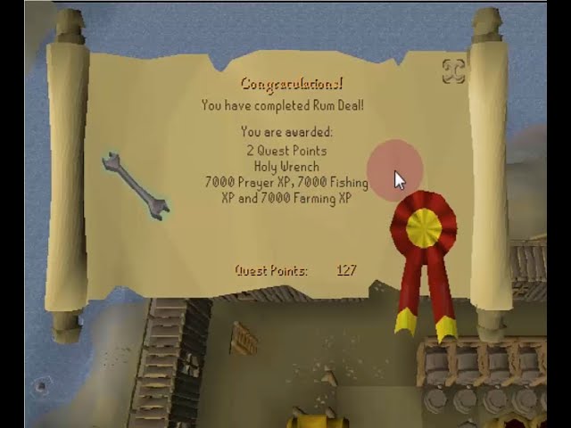 Old School Runescape 2020 Rum Deal quest guide