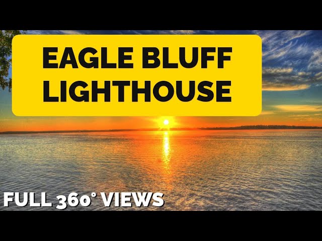 360° Views of Eagle Bluff Lighthouse grounds, Fish Creek, Door County, Wisconsin