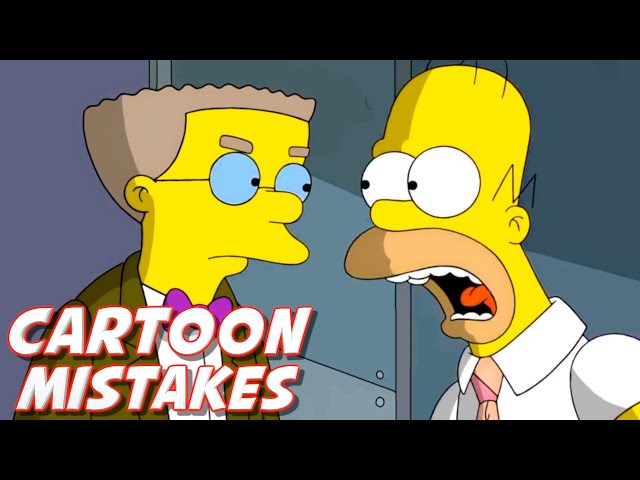 Undercover Burns | The Simpsons Goofs | Movie Mistakes