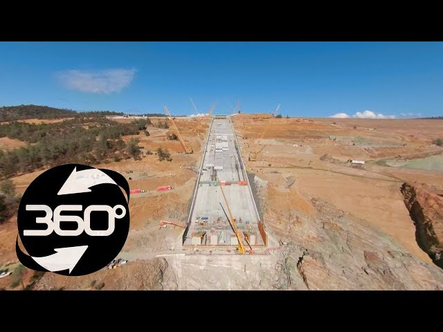 Oroville Spillway 360 Flyover October 2, 2018