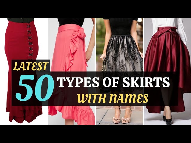 50 Types of Skirts With Name | Types of Western Skirts | Blossom Trends