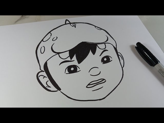 Lukis Boboiboy yang mudah