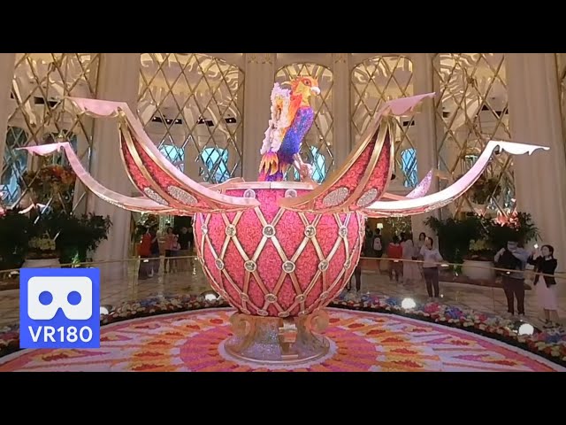 3D 180VR Wynn Palace - Phoenix from a Faberge Egg Macau