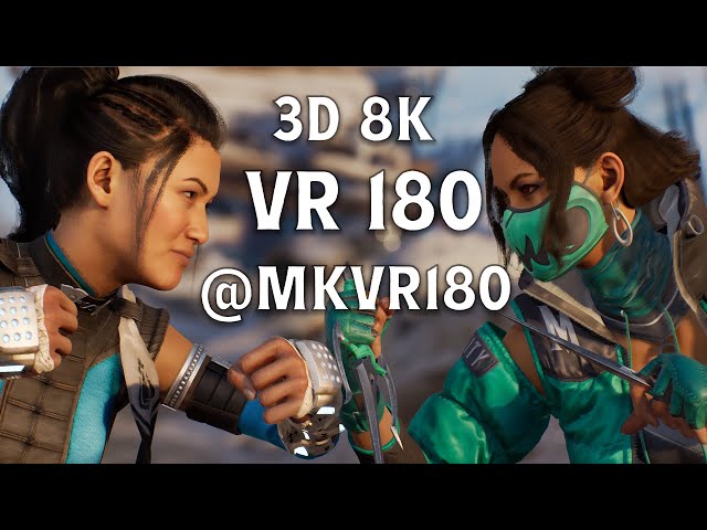 Mortal Kombat VR: Li Mei vs Mileena (VR180 8K 3D Battle) | Epic Virtual Fight Scene (MQVR-20A)