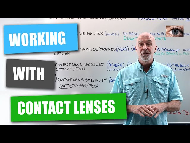 Working with Contact Lenses