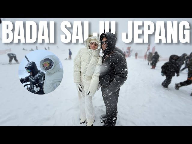 Badai Salju Di Jepang, Thariq Aaliyah Gak Tahan Dingin..