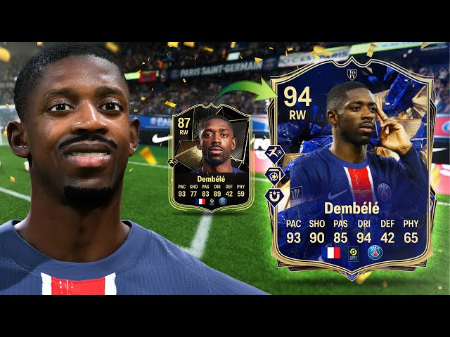 94 TOTY Blueprint Evo Dembele is so BROKEN! 🤯 FC 25 Player Review