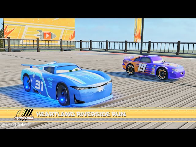 [HDR] Cars 3 Driven To Win | Cam Spinner - Battle Race (TS) | Heartland Riverside Run 10 Laps