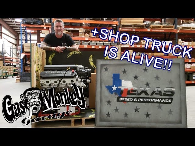 Gas Monkey Stops By To Pick Up Their Engine + We Get Shop Truck Running! (Sort Of)