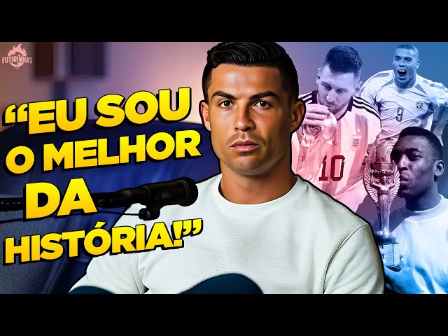 Cristiano Ronaldo se auto proclama o MELHOR JOGADOR DA HISTÓRIA!